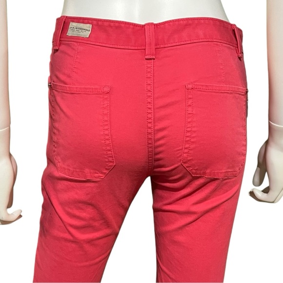 AlX Armani Exchange Skinny Wash Red Pants, 26 - Picture 9 of 10